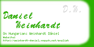 daniel weinhardt business card